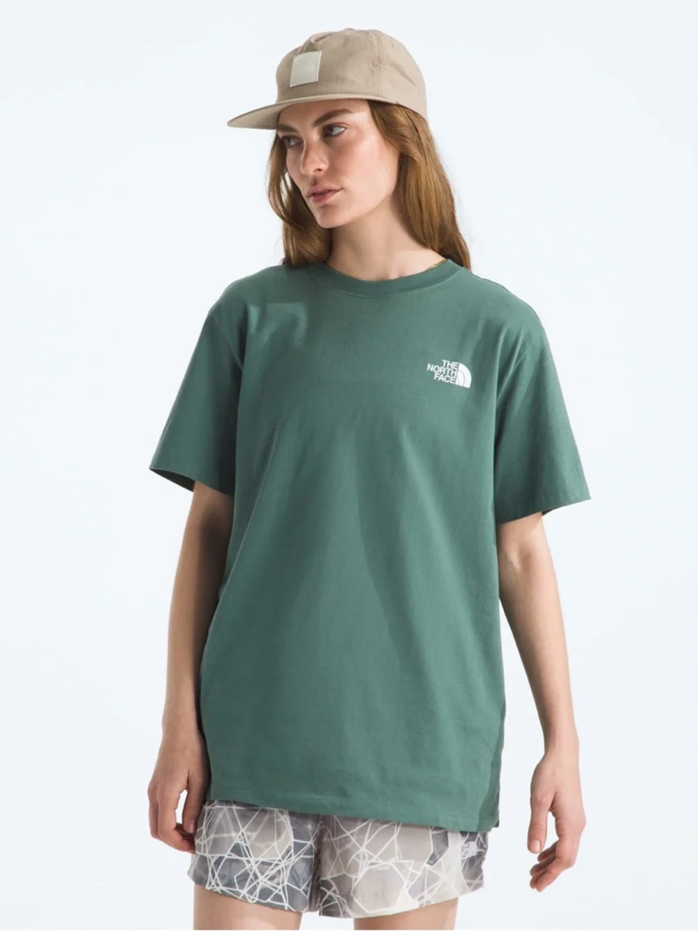 The North Face Men's Short-Sleeve Crew T-Shirt in Forest Green